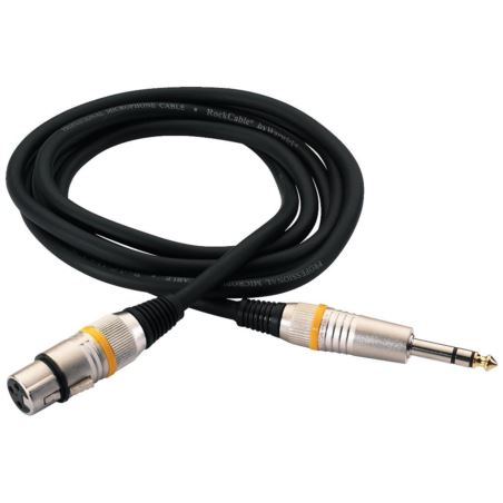 RockCable Microphone Cable - XLR (male) / TRS (6.3